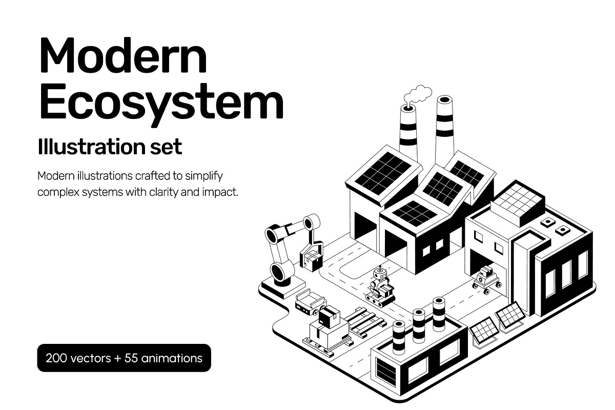 Modern Ecosystem Bundle, a Technology Illustration by Brickclay (Photo 1 of 17)