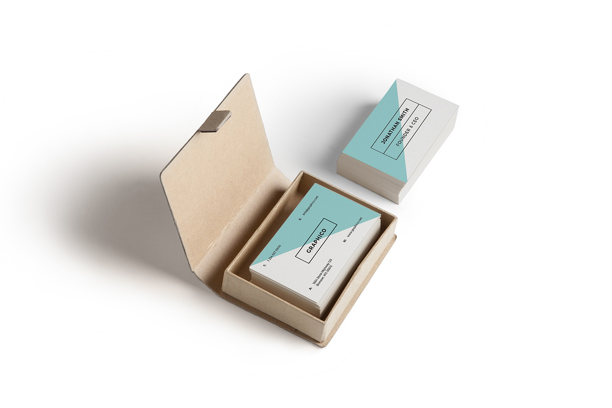 Simple Minimal Business Card - 53, a Business Card Template by ND Design (Photo 2 of 7)
