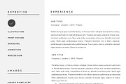 3 Page Resume Template | INDD + DOCX, a Resume Template by Basic Creations (Thumbnail 5 of 5)