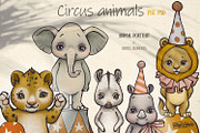 Circus animals, an Animal Illustration by TanyaSchuka (Thumbnail 1 of 5)