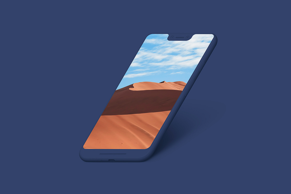 Pixel 3XL - 21 Clay Mockups - PSD, an iPhone Mockup by Asylab (Photo 24 of 73)
