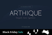 ARTHIQUE ELEGANT FONT, a Sans Serif Font by SHEILLA (Thumbnail 11 of 11)