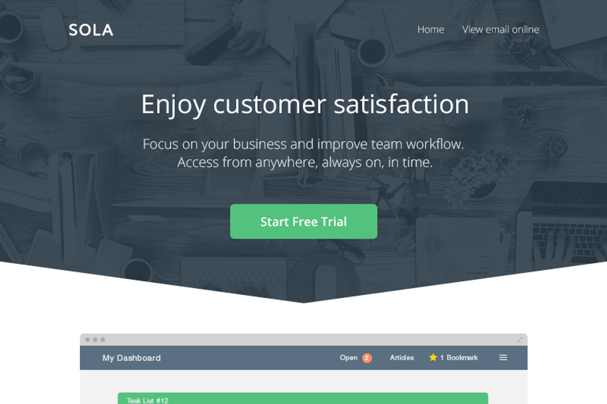 Sola Email Template + Builder, an Email Template by Digico (Photo 2 of 2)