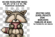 Whimsical Winter Animals Clipart, an Illustration by Craft Nest (Thumbnail 2 of 6)