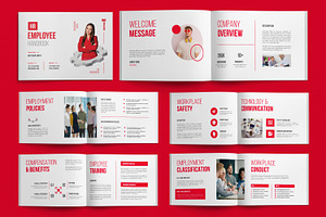 HR Employee Handbook, a Brochure Template by ContestDesign