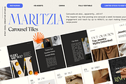 Maritzia, Canva Brand Kit & Template, a Social Media Template by Stay Cool Creative Studio (Thumbnail 7 of 10)