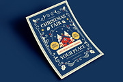 Retro Christmas Fair Event Flyer, a Flyer Template by Guuver (Thumbnail 3 of 3)