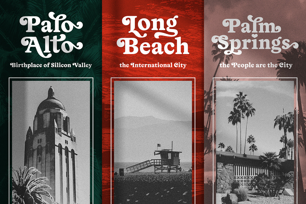 Tipo De La Manda | Retro Font, a Serif Font by Coastal Type (Photo 4 of 9)