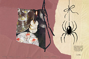 Cute & Creepy Halloween Collage Kit, an Object Graphic by Lidberia (Thumbnail 7 of 12)