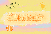 Watermelon Splash - SVG Font, a Handwritten Font by Wellscript Studio (Thumbnail 6 of 16)