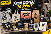 Power Marker - Display Typeface, a Script Font by Wow Magic (Thumbnail 2 of 4)