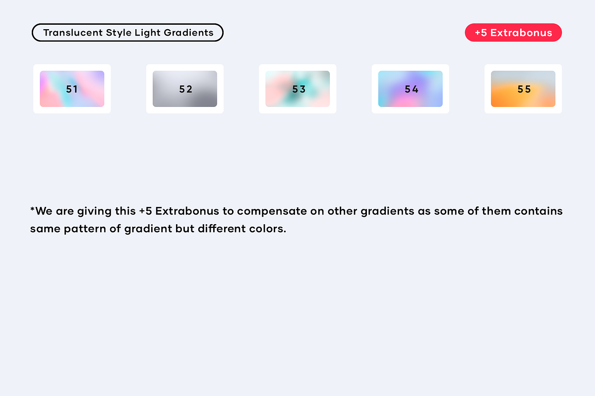50 Translucent Style Light Gradients, a Texture Graphic by Asylab (Photo 4 of 20)