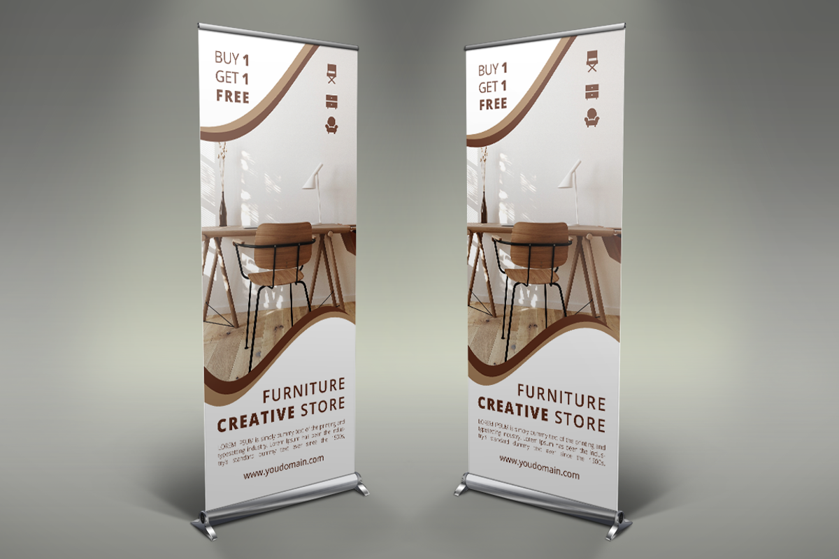 Furniture Roll-Up Banner - SK, a Presentation Template by UNIK Agency