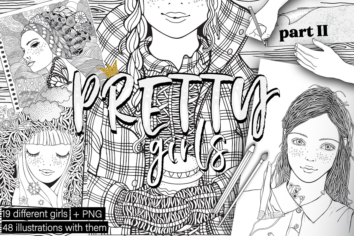 Pretty girls (part 2), an Illustration by ImHope (Photo 1 of 16)