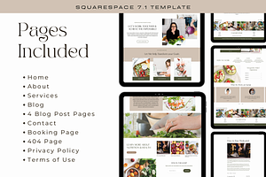 Squarespace Template: Clementine