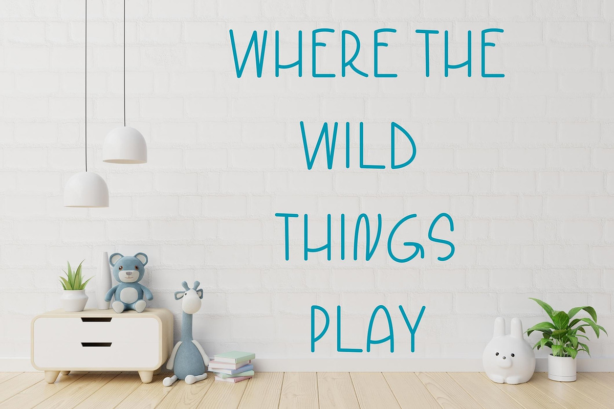 Happy child -  A Handwritten font, a Handwritten Font by Sk designs (Photo 5 of 7)