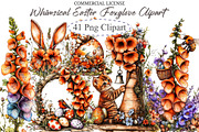 Whimsical Easter Foxglove Clipart, an Illustration by designcity5 (Thumbnail 1 of 5)