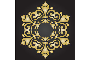 Classic Vector Fine Pattern With