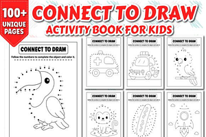 100 Dot-to-Dot Activity Book, a Decorative Illustration by Design Station