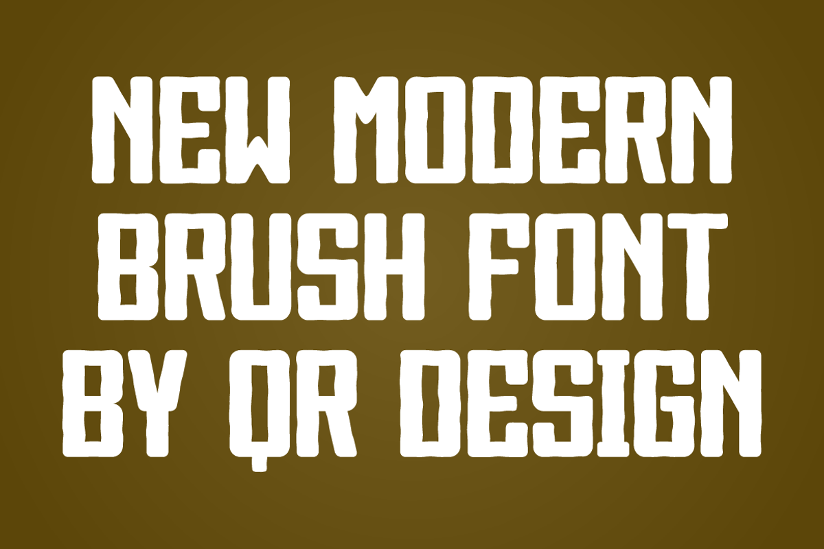 Rocky Ngobong Brush, a Handwritten Font by QR Design Studio (Photo 2 of 7)