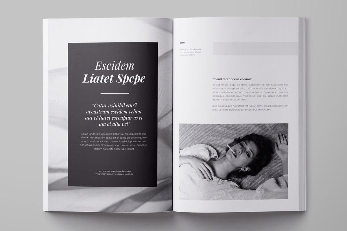 Magazine Template Design, Fashion, a Magazine Template by Niofix (Photo 3 of 6)