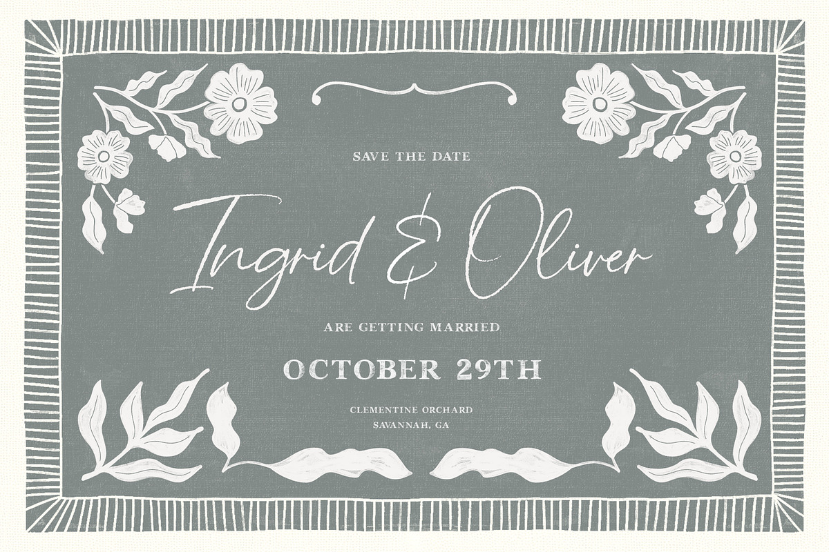 Juniper Bloom | Script & SVG Serif, a Handwritten Font by Callie Rian & Co. (Photo 13 of 26)