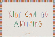 The Kids Font / handwritten, a Handwritten Font by KruthDesign (Thumbnail 10 of 11)
