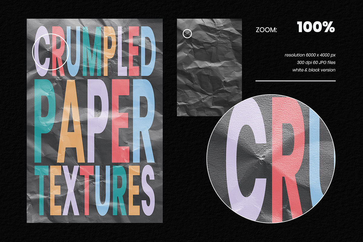 Crumpled Paper Textures, a Texture Graphic by Gravito (Photo 5 of 7)