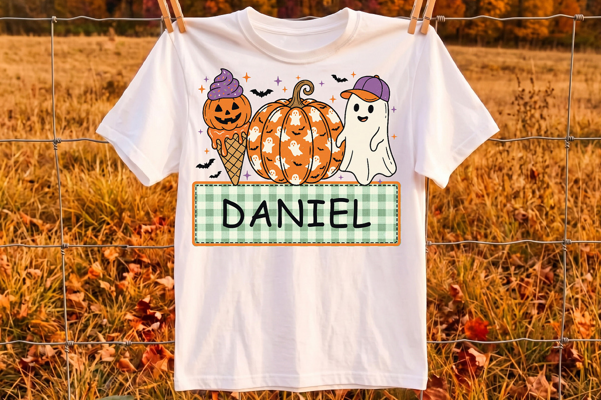Personalized Halloween kids Png,Boy, an Object Illustration by Libby Wishes (Photo 2 of 3)