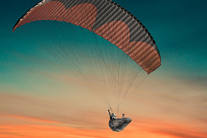 Paraglider Mockups Set