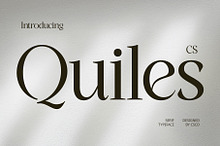 CS Quiles – Elegant Font