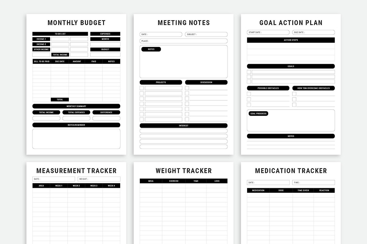 2026 Sunday Start Ultimate Planner, a Stationery Template by MNT-Creator (Photo 9 of 10)