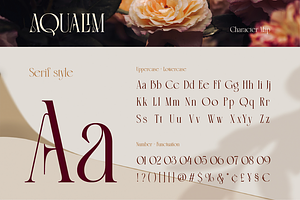 Aqualim Signature - Duo Font