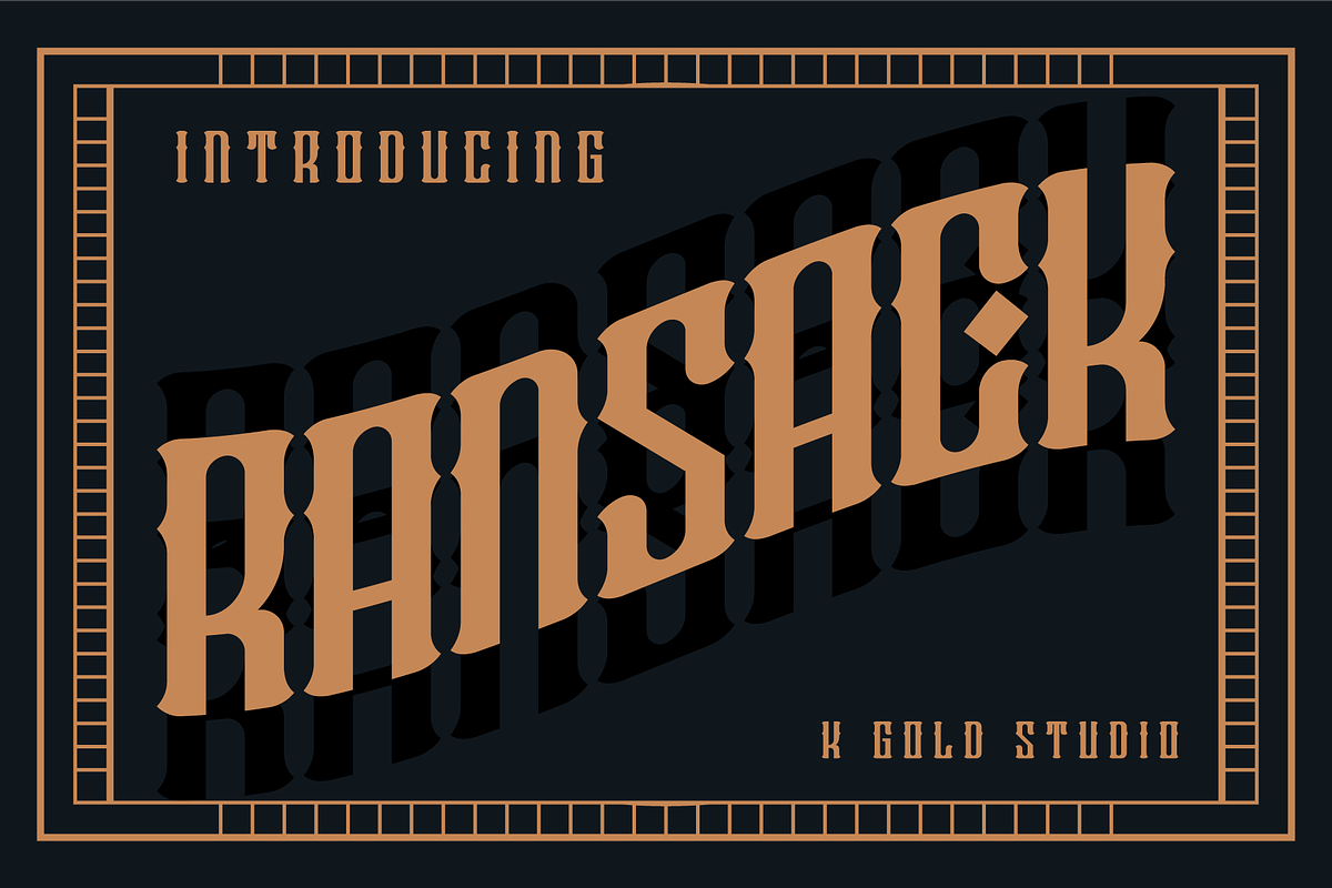 Ransack, a Blackletter Font by Badsign Type (Photo 1 of 6)