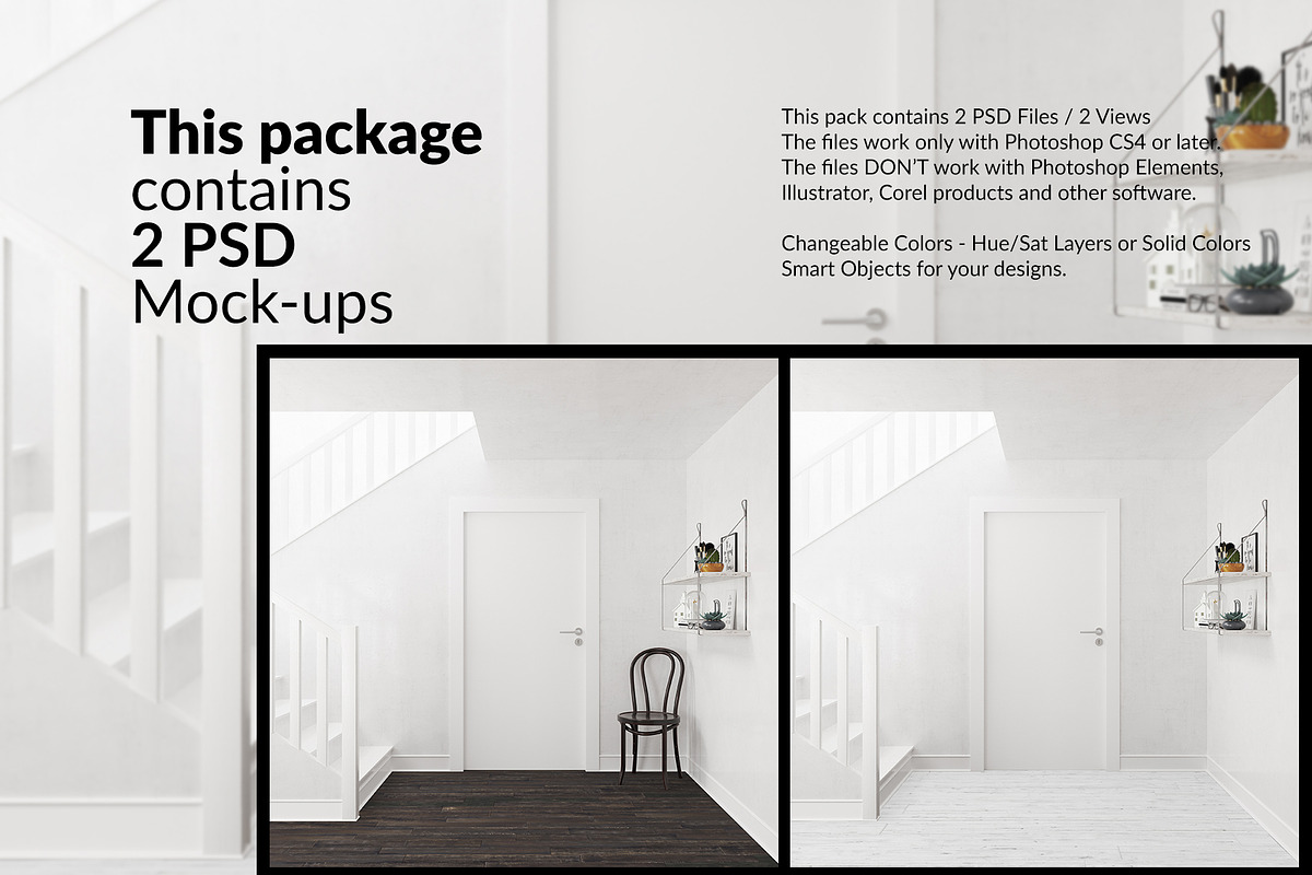 Door Murals Set, a Print Template by mock-ups (Photo 2 of 11)