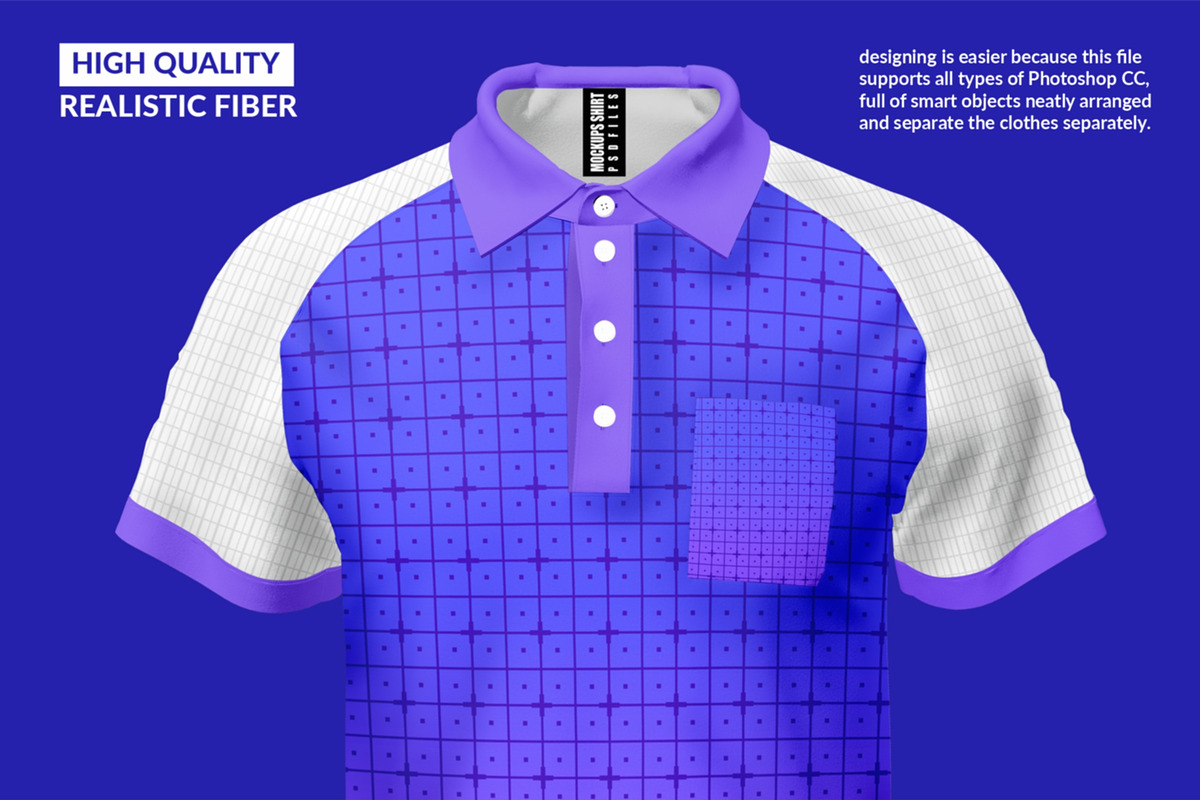 Polo T-Shirt Mockup, a Shirt Mockup by image touch (Photo 3 of 5)