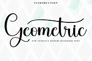 Geometric, a Handwritten Font by FreshTypeINK (Thumbnail 1 of 8)