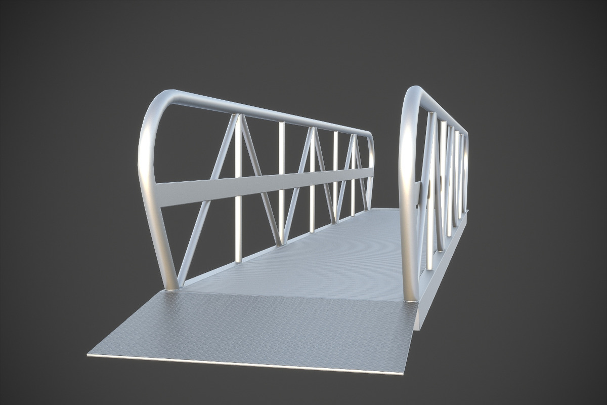 Gangway - Ramp for Docks and Marina, an Object 3D Model by RoHo Productions (Photo 5 of 10)