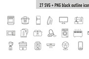 Electronics Line Icons, an Outline Icon by LunaSolvo (Thumbnail 3 of 3)