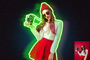 Neon Glow FX Photoshop Action, an Action Add-On by Studio Retouch (Thumbnail 8 of 13)