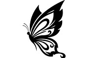 Elegant Butterfly Silhouette, an Object Graphic by Designer_Momina (Thumbnail 8 of 18)