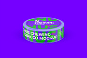 Snus Chewing Tobacco one lock 4 PSD, a Packaging Mockup by easymock 2 (Thumbnail 12 of 15)
