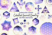 Celestial Sacred Geometry Clipart, an Object Graphic by Anna Design Studio (Thumbnail 1 of 8)