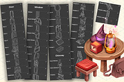 ISOMETRIC INTERIOR PROCREATE CREATOR, a Brush Add-On by AlexandraArt (Thumbnail 6 of 9)