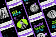 Social Media Story Mockup, an Advertising Mockup by CreativeShaper (Thumbnail 1 of 2)