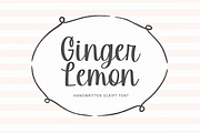 Ginger Lemon | Cute Script Font, a Script Font by KA Designs (Thumbnail 1 of 13)