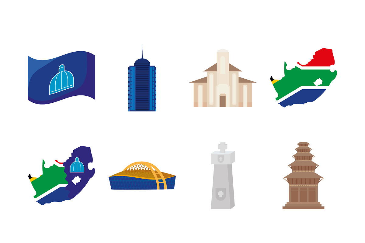 Durban Country Illustration Set