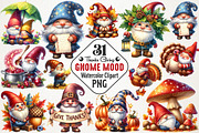 Gnome Thanksgiving Mood Clipart, an Illustration by RobertsArt (Thumbnail 1 of 7)