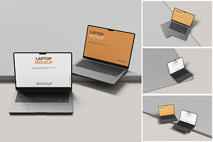 Laptop Mockup, a Product Mockup by MrLetters