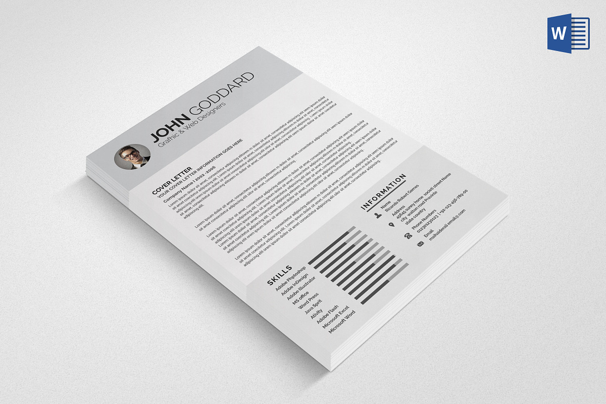 Clean Resume/CV, a Resume Template by graphicforest (Photo 5 of 5)